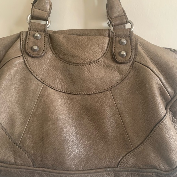 Liebskind stone leather small satchel bag - Picture 3 of 8